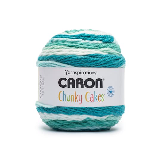 Caron Chunky Cakes Yarn - Turquoise Swirl - 9.8 oz